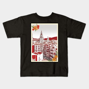 Spain vintage travel tourism 5 Kids T-Shirt